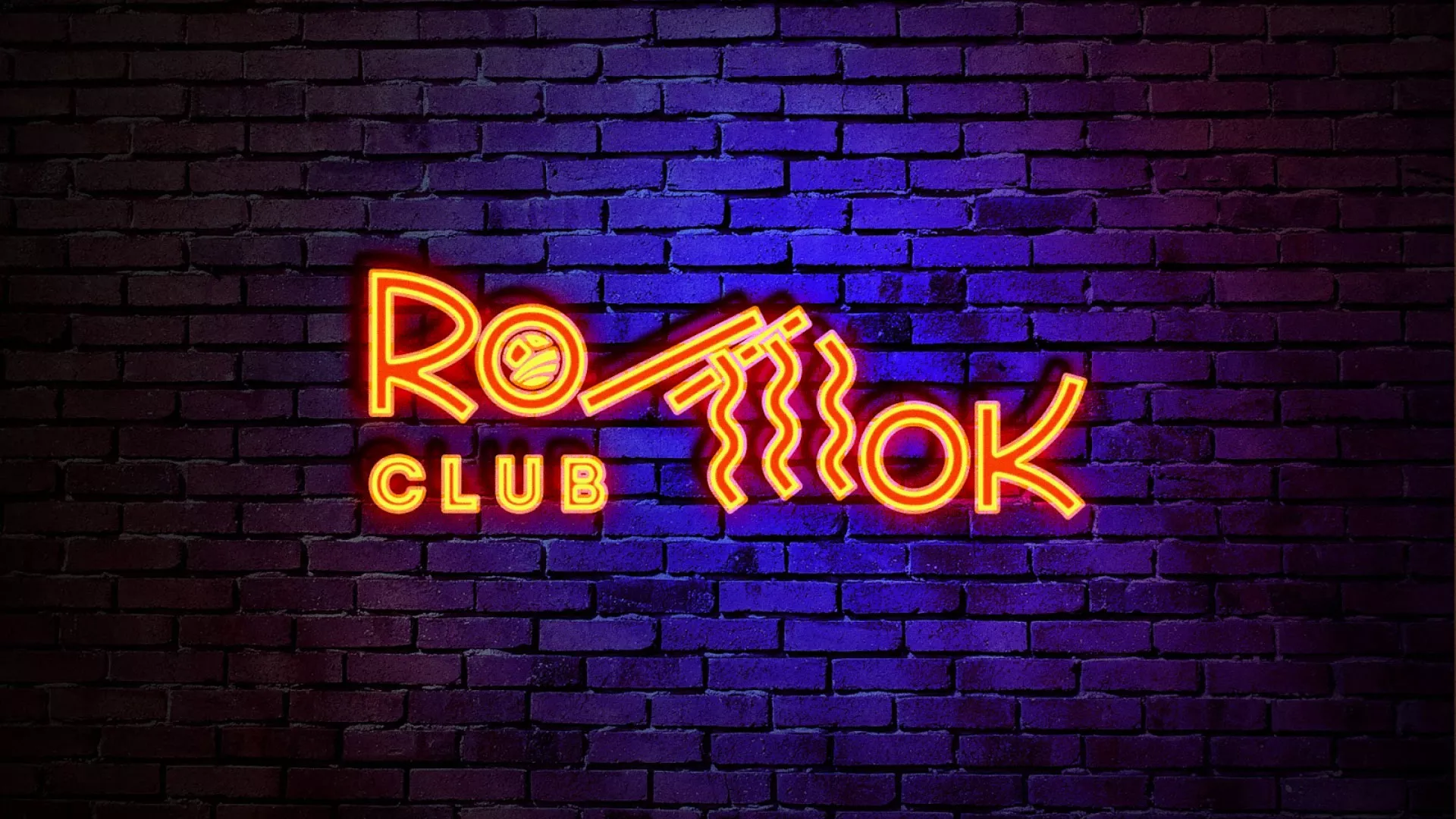 Разработка интерьерной вывески суши-бара «Roll Wok Club» в Тарусе